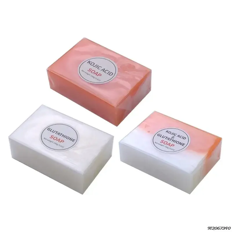 Kojic Acid Soap 100gX3 Colors Pack Dark Black Skin Lightening Soap Hand Made Glutathione Soap Skin Bleaching & Brightening 5