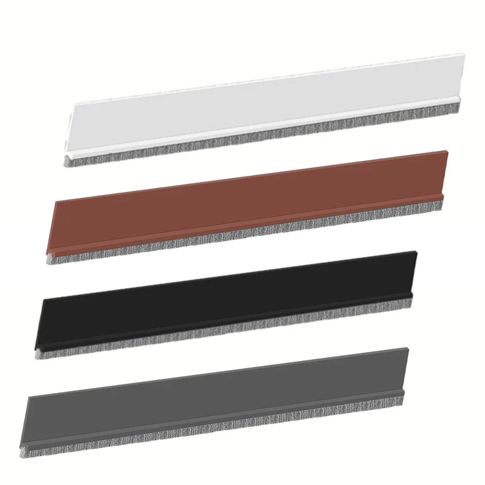 Description Picture 3 of item100CM Door Bottom Brush Seal Strip Dustproof Self Adhesive Bottom Door Sweep Window Weatherstrip Sealing Strips