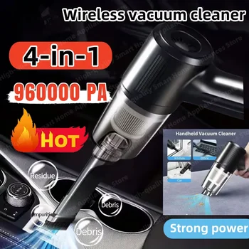 Portable Wireless Car Vacuum Cleaner Multifunctional 4-in-1 High-power Suction Blowing Integrated Cleaning Appliance ﻿2026 1