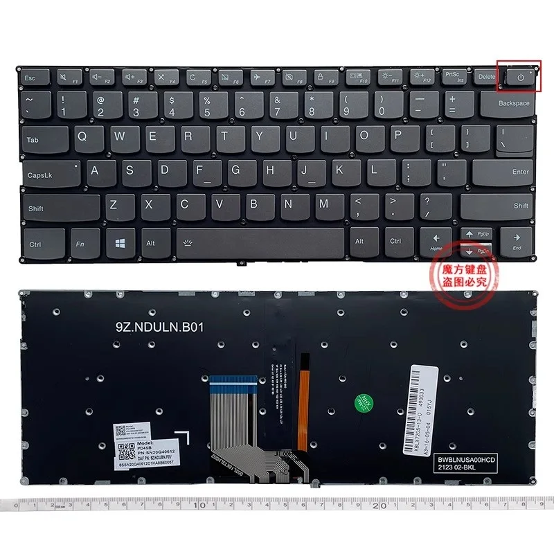 

Новая клавиатура US для ноутбука lenovo ideapad 720S-14 xiaoxin 7000-13 320S-13 V720-14 720S-14IKB V720-14ISE 700-13