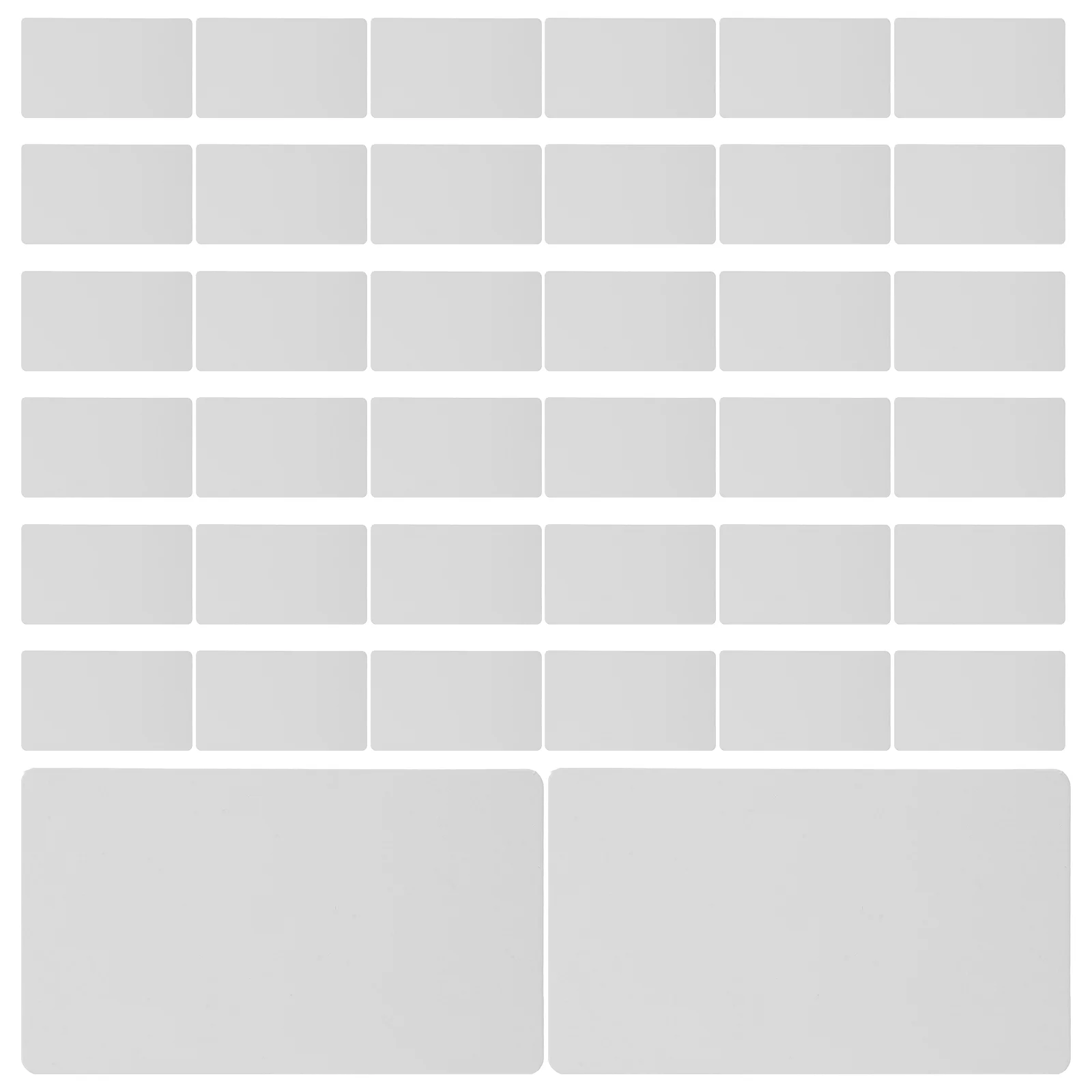 Paper Cards Blank Flash Cards DIY Kraft Paper Message Note Business Cards Vocabulary Word For Home Office Leave A Message