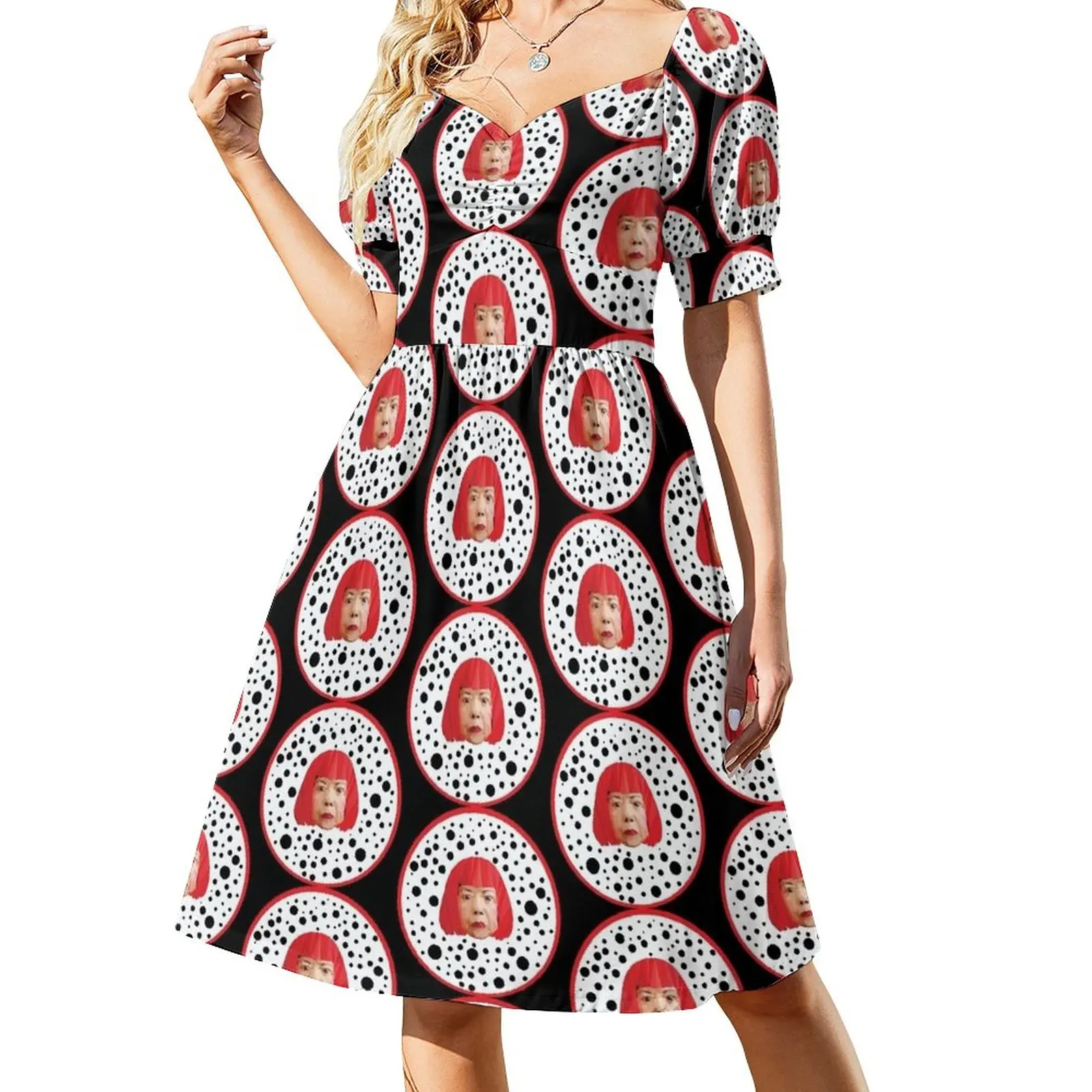 

Yayoi Kusama Sleeveless Dress african dresses for woman Long dresses