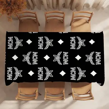 Tovaglia di lusso M-MCM per interni ed esterni, decorazione per feste da picnic, tovaglie da cucina per la casa, panno impermeabile a prova di macchie 1