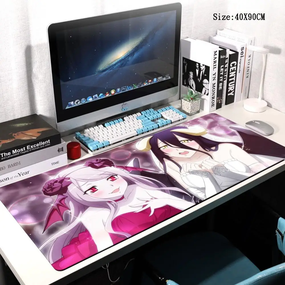 thumbnail image 1 of Albedo alfombrilla de ratón grande Anime Overlord Pc Gamer gabinete teclado Mausepad accesorios de Juegos de ordenador alfombra de mesa alfombrilla de escritorio alfombrilla para ratón, 1 of 5