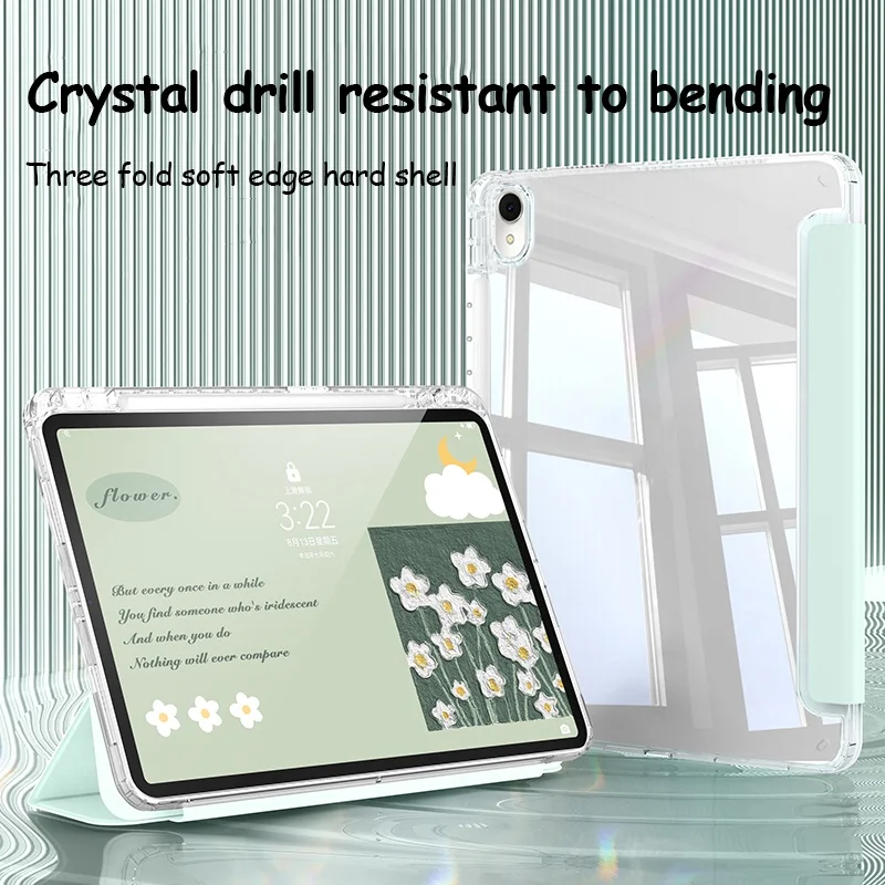 

Case For Huawei matepad 11.5 2023 Air11.5 11 T10S T10 SE 10.1 10.4 Pro 10.8 Pro 11 SE 10.4 With Pencil Holder Trifold Stand Case