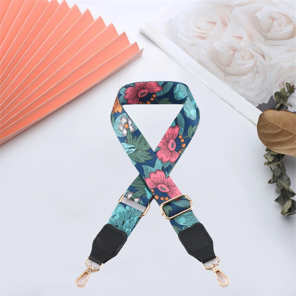 

Wide Bag Strap New Ethnic Style Fashion Adjustable Straps Widening Thickening For DIY Nylon Extender Accessories Sling Bag Belt