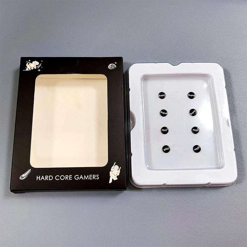 새로운 1팩 DIY 유니버설 도트 마우스 피트 패드 스티커 유리 마우스 스케이트 게이밍 마우스용 미끄럼 방지 패드