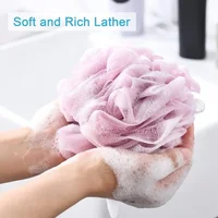 1/2/3pcs Large Bath Ball Rich Bubble Bath Towel Scrubber Body Cleaning Mesh Shower Wash Sponge Bathroom Accessories 2