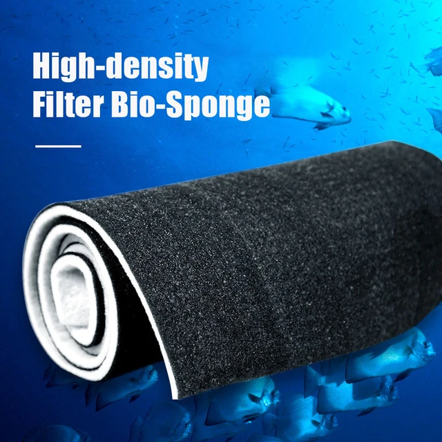 Fish Tank Filter Cotton Aquarium Filter Material Cashmere Cotton Thick  Filter Sponge Reusable Foam Water Purification Media