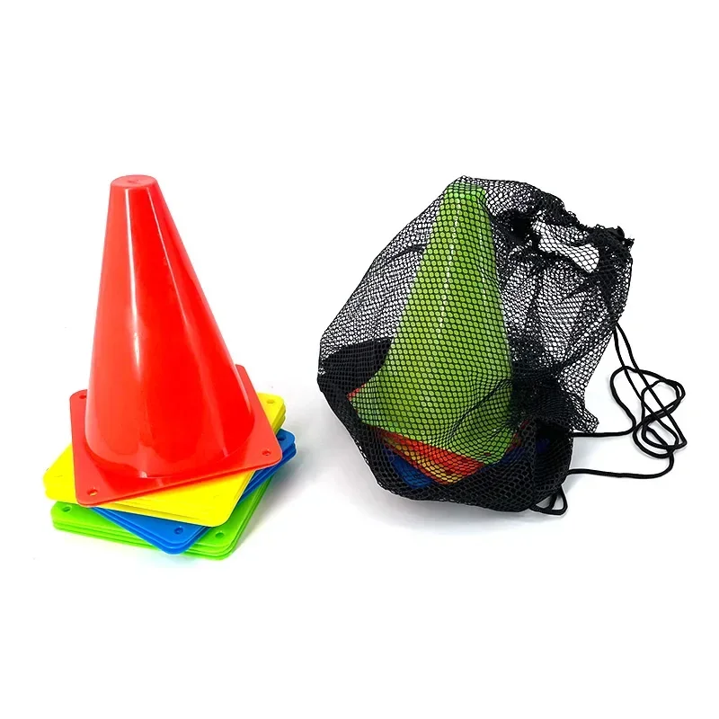5PCS Cone Set Football Training Equipment for Kid Pro Disc Cones Agility Exercise Obstacles Avoiding Sport Training Accessories