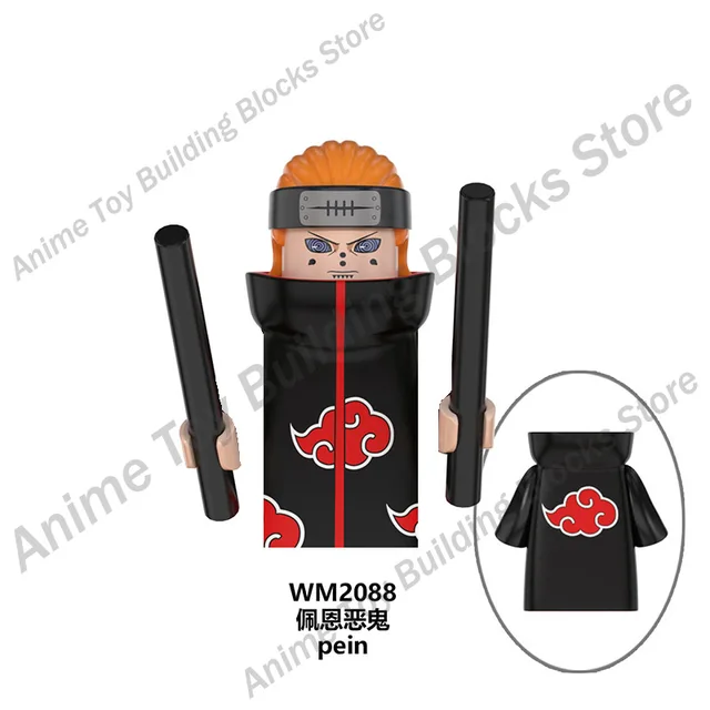 WM6109 Naruto building blocks Bricks assembly Kakashi Sasuke Uchiha Madara Anime Mini Action Figures Heads Toys kids Gifts WM2088
