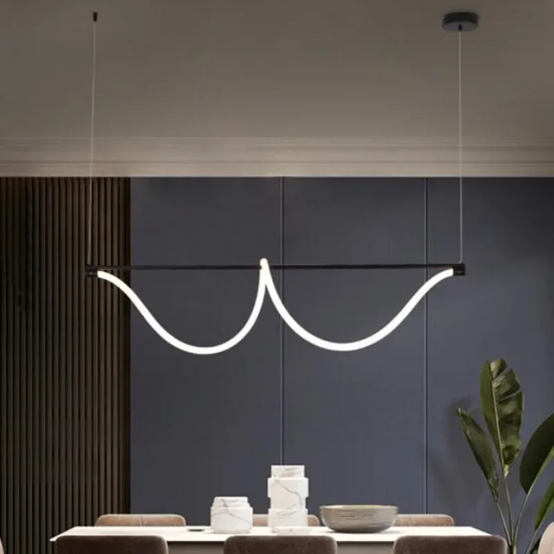 

Nordic minimalist restaurant pendant lights, modern counter, bar, exhibition hall pendant lights, household dining table lights