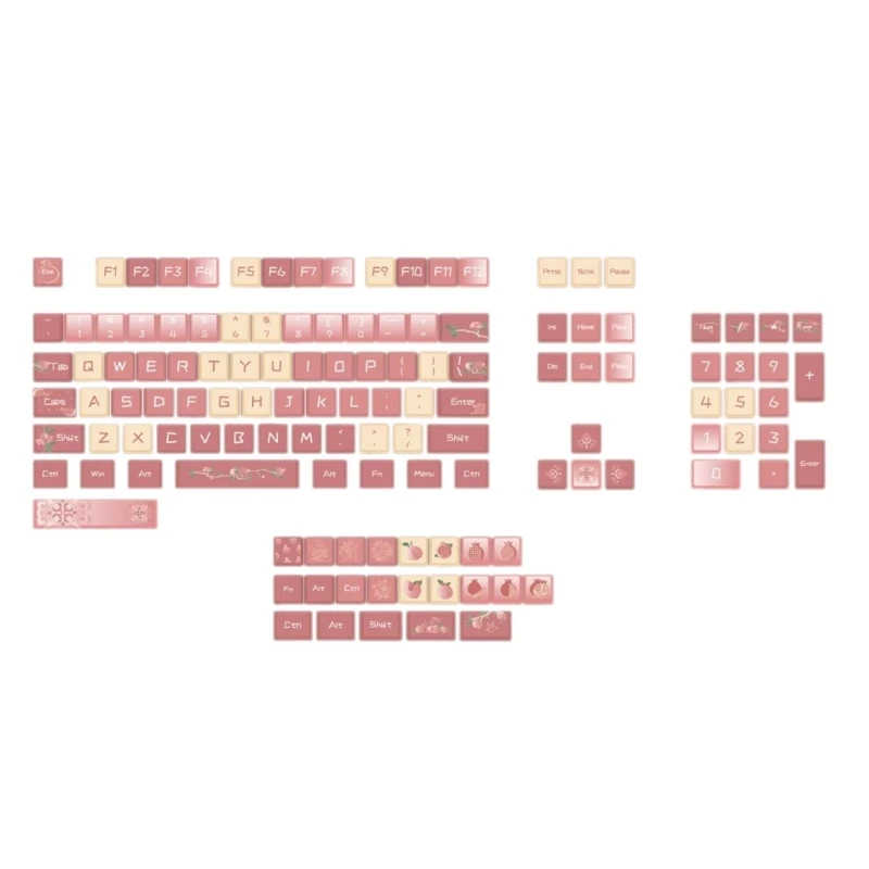 

L43D 127 Keys Keycaps XDA Keycaps Keycaps for Mechanical Keyboard