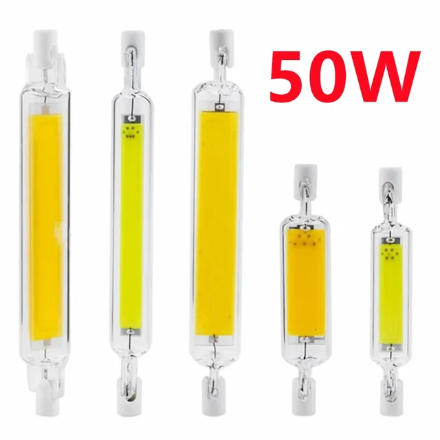 HHLZYH R7s LED COB 유리 튜브 – 고출력 COB 전구