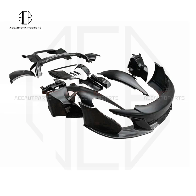FRP front bumper and rear bumper mudguard suitable for McLaren 12C MP4 upgraded 650S body kit 1