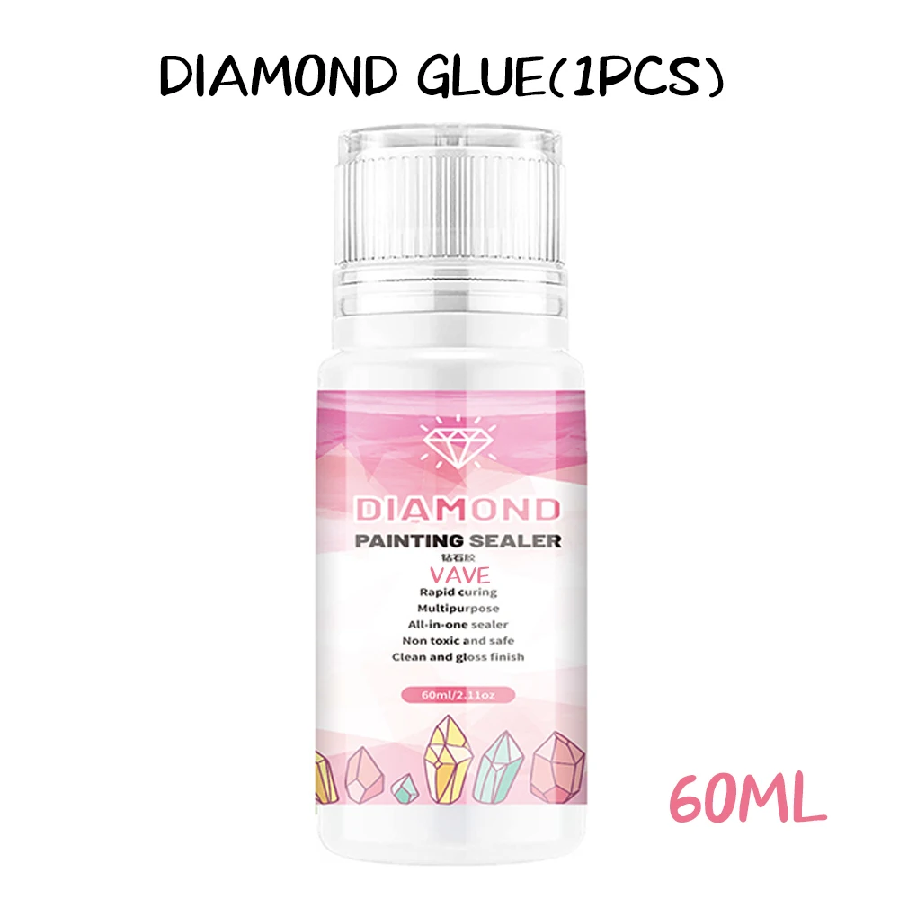 5d Diamond Painting Art Glue Permanent Hold Shine Effect Puzzle Sealer  Sticky Diamond Embroidery Mosaic Glue Gel Accessories - AliExpress