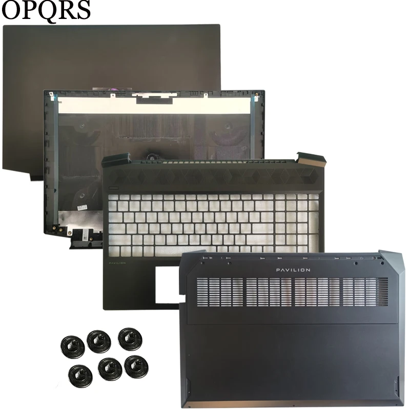 para hp Pavilion Gaming 15 15-ec Ec0013dx Tpn-q229 Portátil Lcd Capa Traseira Apoio de Mãos Superior Inferior Cas Novo