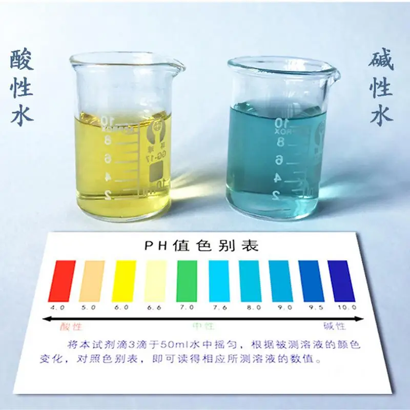 PH Test Drops Water Quality Tester Accurate PH Water Tester Portable Levels Aquarium for Freshwater