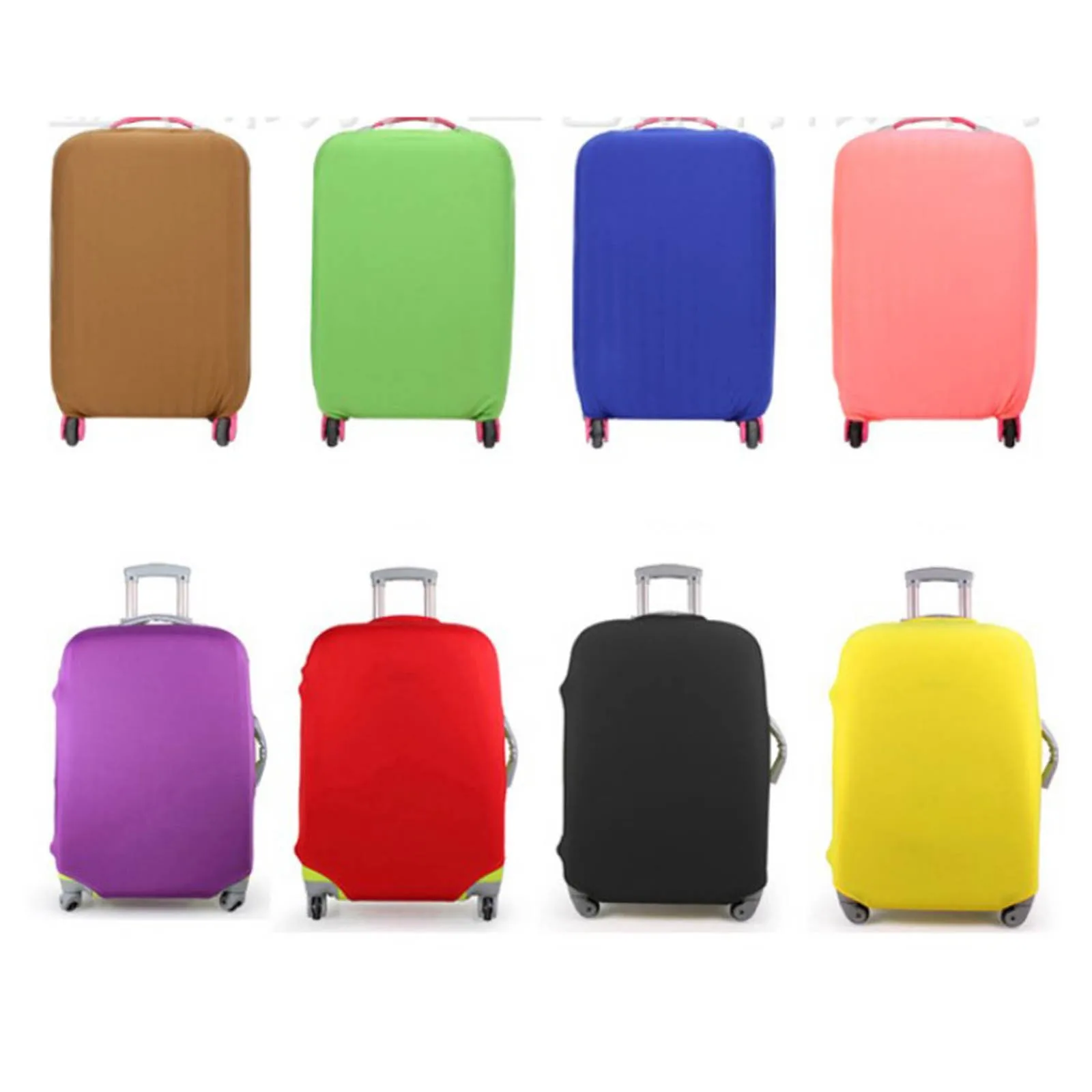 Travel Suitcase Cover Elastic Suitcase Cover Jacket M Size 22 24inch Clothes Drawer Organizers And Storage