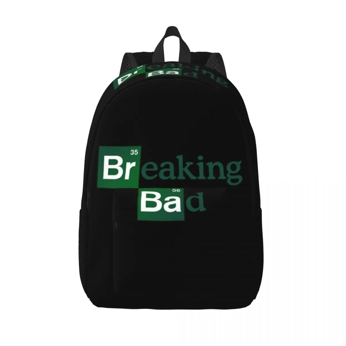 

Customized Breaking Bad Logo Canvas Backpacks Men Women Fashion Bookbag for College School Heisenberg Tv Show Bags