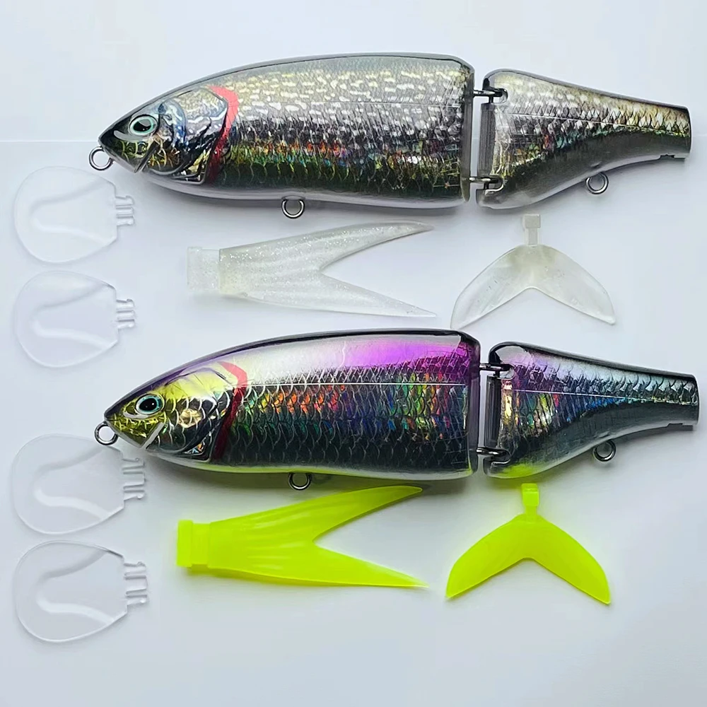 CF LURE Luminous Jointed Bait pływające 220mm 115g Shad szybowiec Swimbait  przynęty twarde ciało Bass Pike malowanie wada na sprzedaż - AliExpress