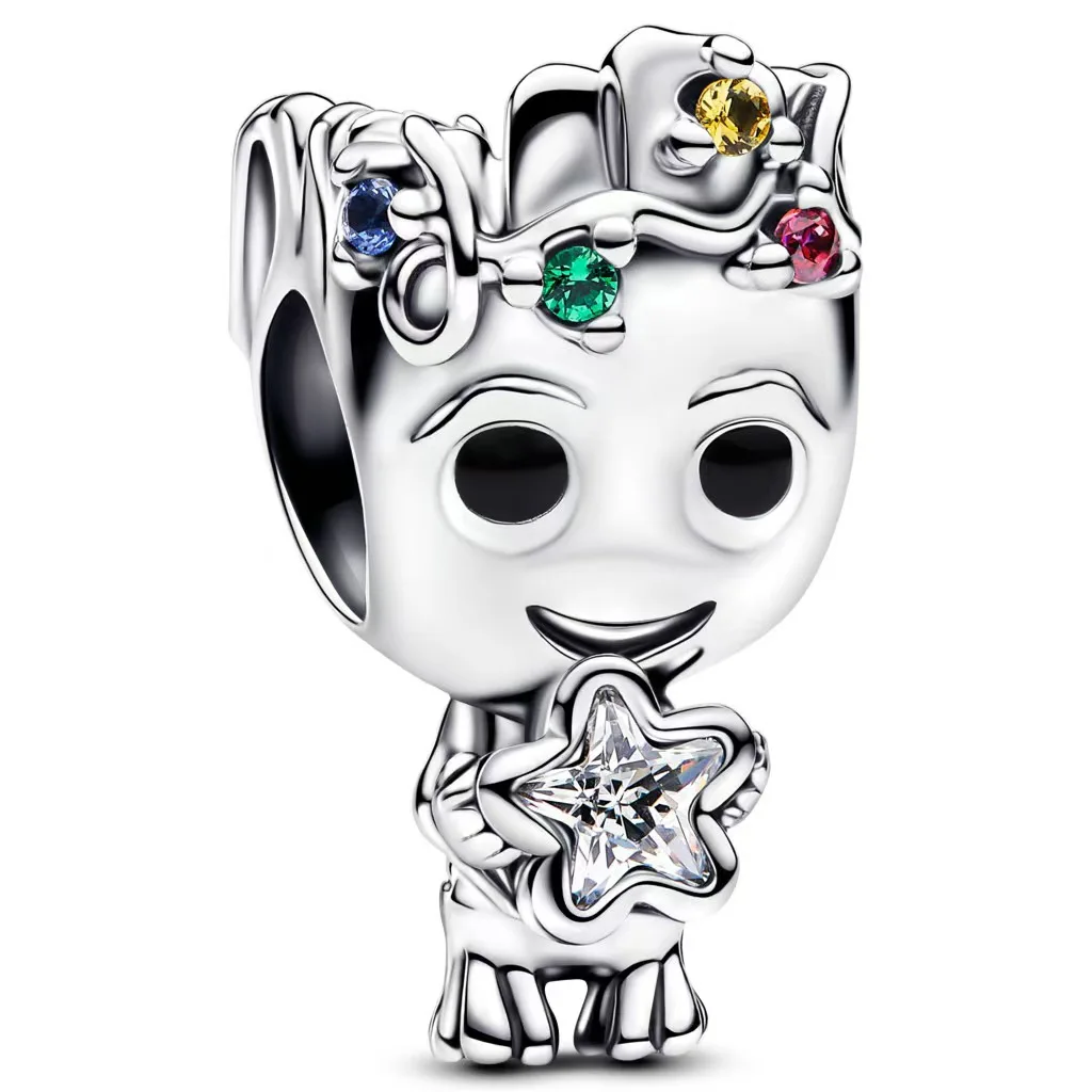 Potdemiel Pure Silver Card Charm Pendant