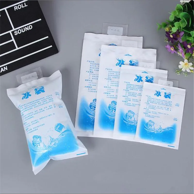 Reusable Ice Bags 10 Pcs Pain Cold Compress Drinks Refrigerate Food Keep Fresh medical ice pack ice packs