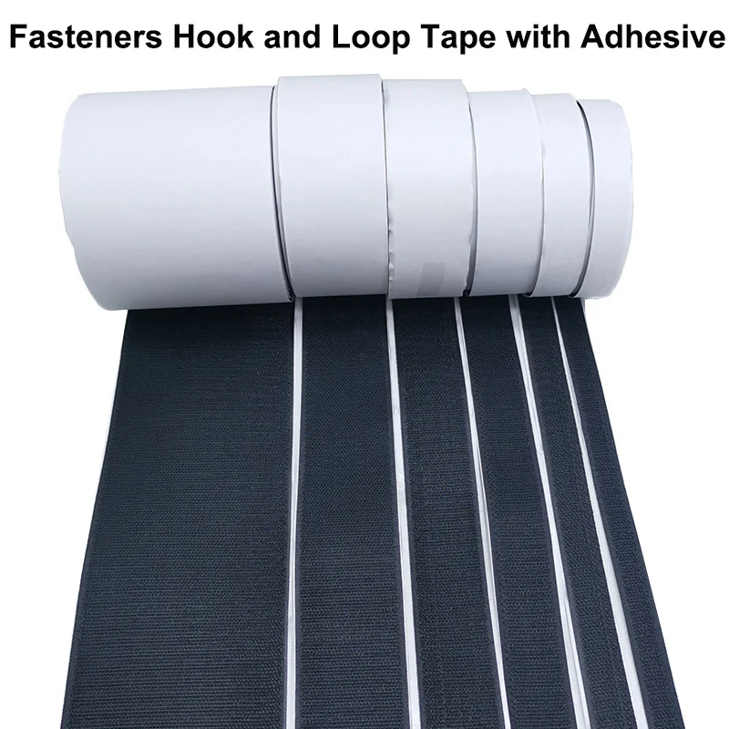 5/8 inch(16mm) width x 27yards length.ALL Purpose fastening tape With Super  Adhesive Backing hook and loop. - AliExpress