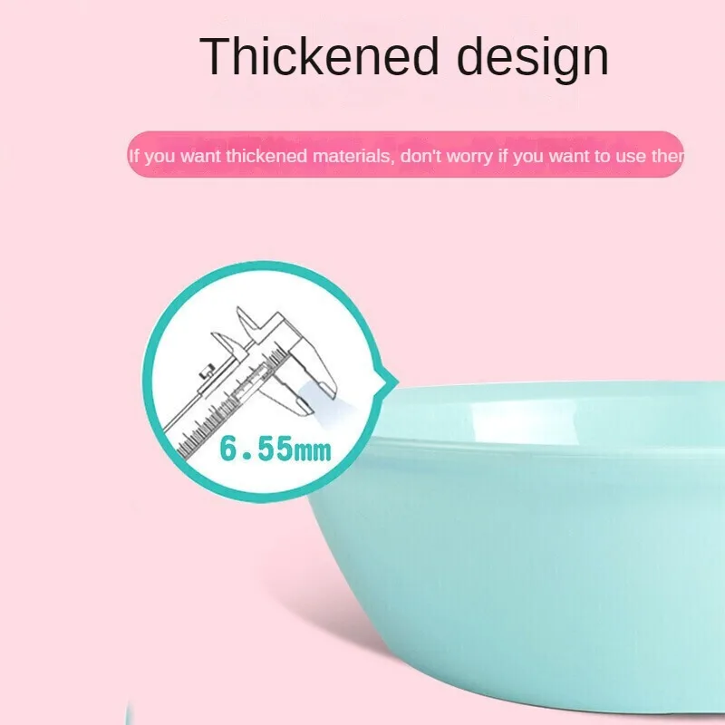 CHAHUA Antibacterial Wash Basin Thickened Plastic Portable Durable Student Babies Wash Basin Cleaning Tool Household Supplies