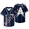 Anuel AA RHLM Baseball Jacket Real Hasta la Muerte Merch Jersey Summer Women Men Fashion Casual Short Sleeve Tee 2