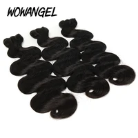 Wow Angel 28 30 pouces vague de corps paquets de cheveux humains 1/3/4 pièces 10A brésilien Remy Extensions de cheveux paquet unique cheveux vierges 5