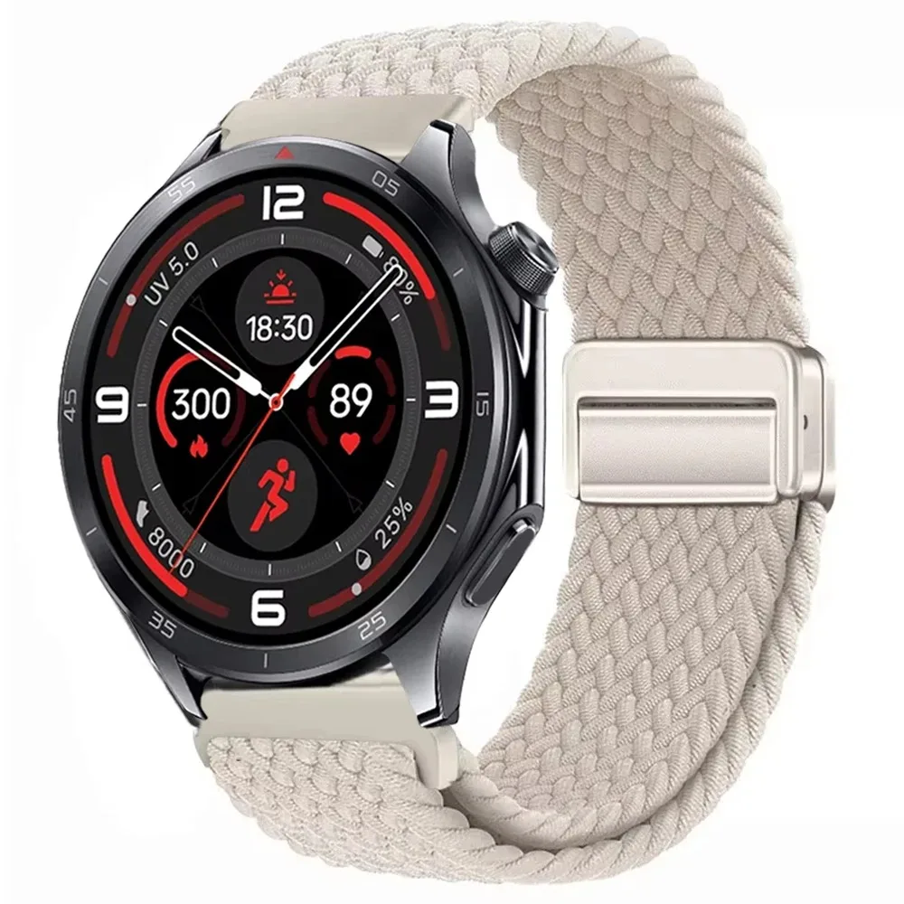 Braided Sport Nylon Strap, 22mm - Durable & Stylish Watchband Bracelet
