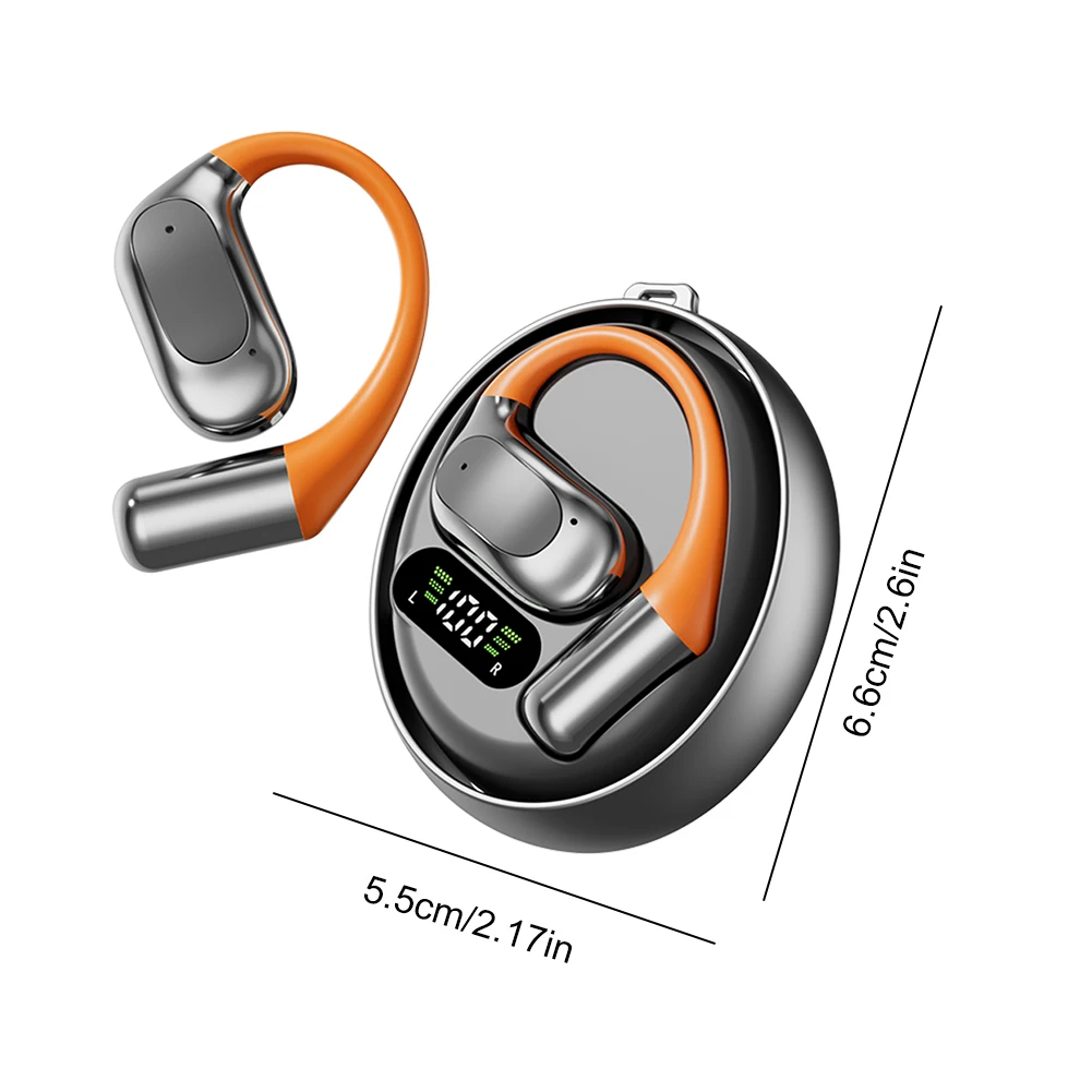 AI Language Translation Earbuds 144 Languages Bluetooth-Compatible 5.4 Translator Earbuds HD Sound Music Earphones for Travel