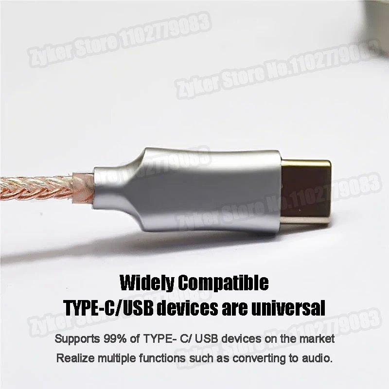 ES9318 DSD256 HIFI DAC Headphone Amplifier USB Type C to 3.5mm Audio Adapter For Android 32bit 384kHz Decoder for iPhone 15 16