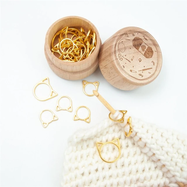 Precious Metal Stitch Markers