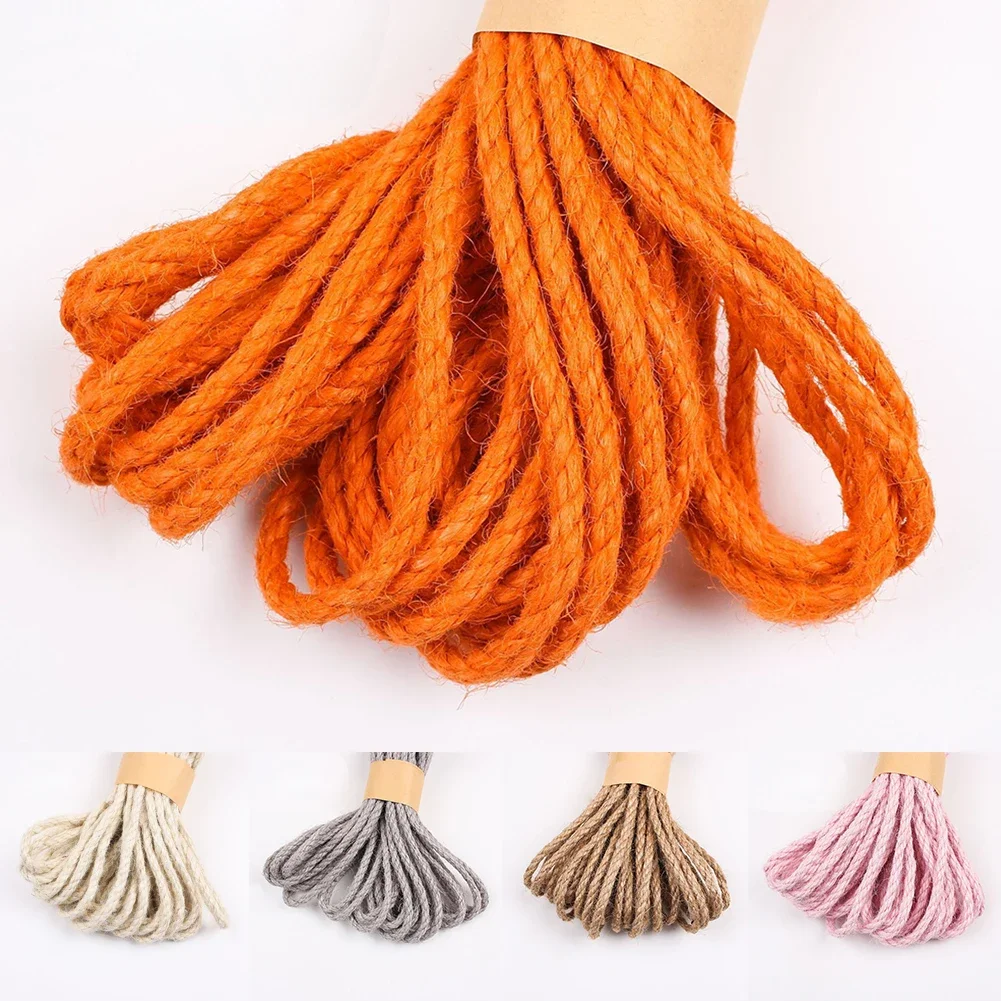 Jute Twine For Scratching Post Cat Scratcher Replacement Rope For Cat Tree Tower Crafts Gardening Hammock Home Decor (33FT)
