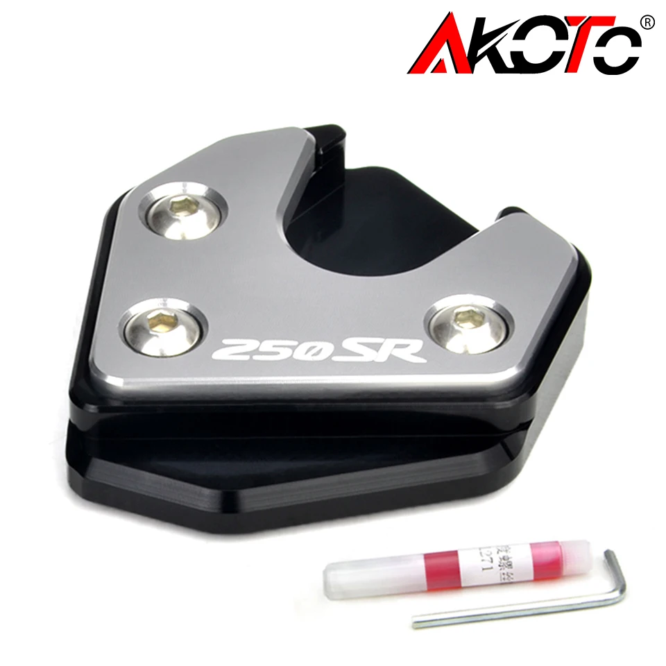 Motorcycle Side Stand Pad Plate Kickstand Enlarger Support Extension For  CFMOTO CF MOTO 250SR 250NK 150NK