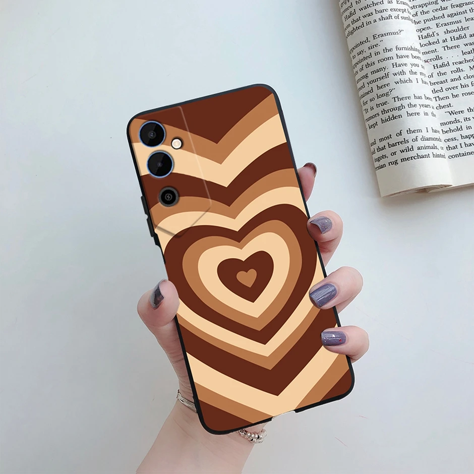Фото Мягкие силиконовые черные чехлы для телефона Tecno Pova Neo 2 Чехол LG6n для Tecno Pova Neo2 PovaNeo2 задняя крышка Симпатичный мультяшный бампер Coque №4