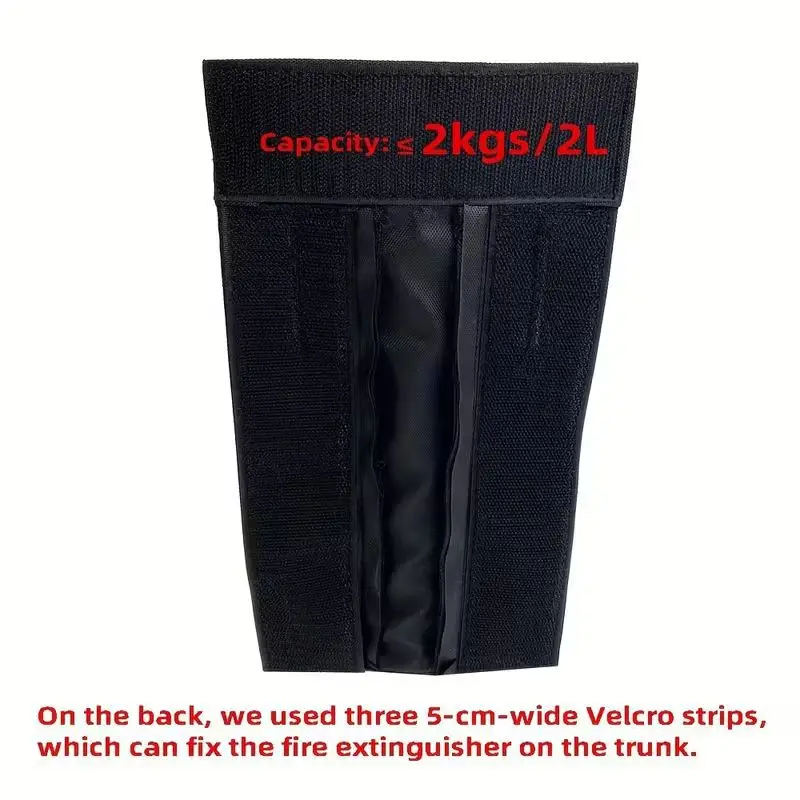 1pc Car Fire Extinguisher Organizer Trunk Storage Bag, Backseat Storage thumbnail 6
