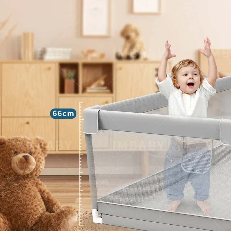 IMBABY Baby Playpen Gray Baby Activity Fence Large Playground Safety Activities for Babies Games Park Playpen for Children baby playpen