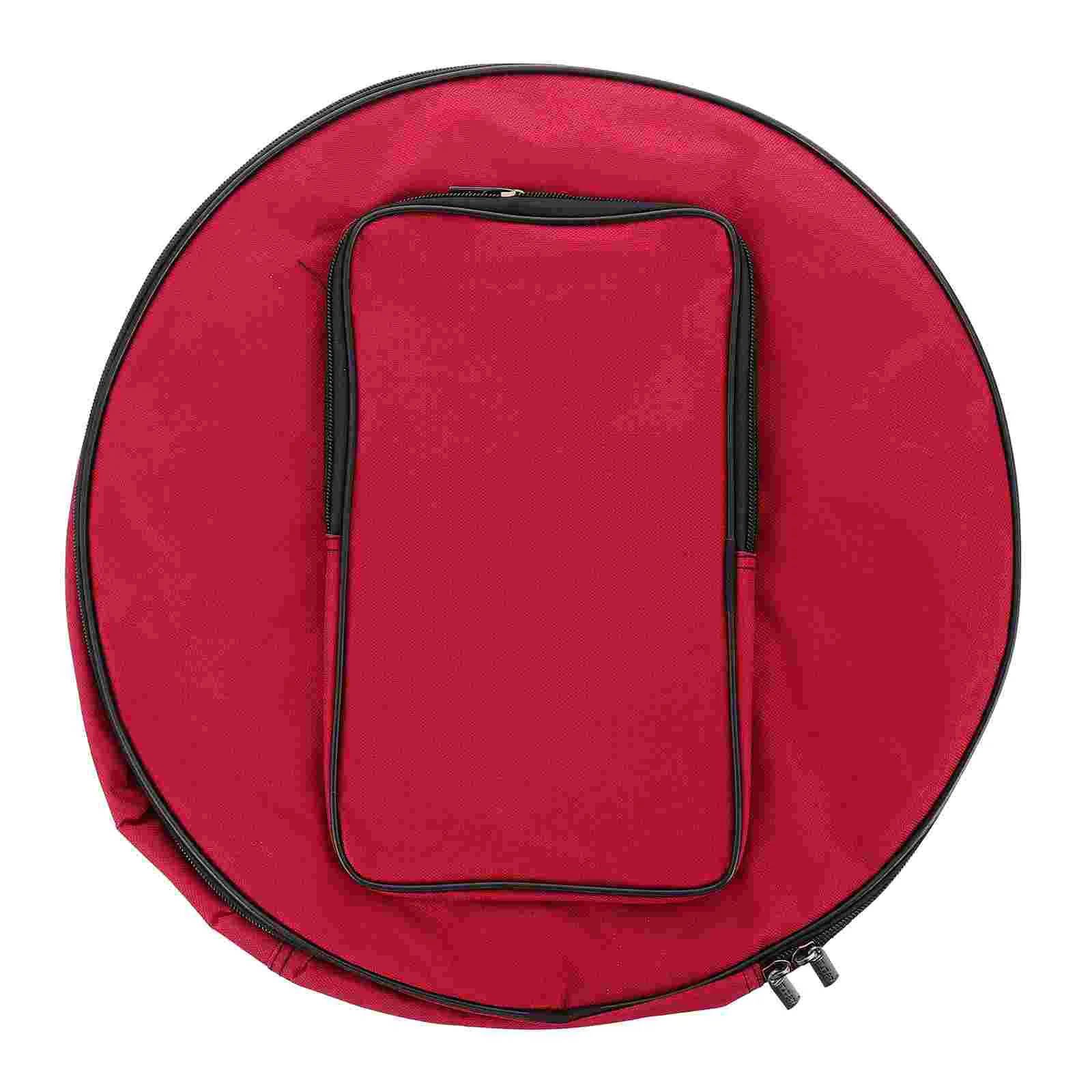 

13-14inch Drum Bag Portable Drum Bag Drum Case Black Container Lid Percussion Accessories Oxford Cloth Travel Bag Suitcase