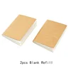 Fromthenon Traveler's Notebook Mini Loose-leaf Notebook Top Layer Leather Pocket Planner Notebooks for Students Stationery 5
