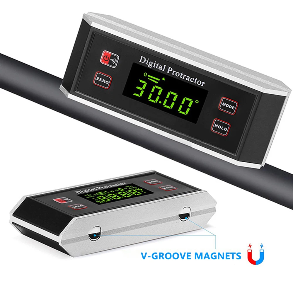 Description Picture 5 of itemProtractor Digital Angle Gauge Inclinometer Magnetic Electronic Level LCD Digital Display Gauge Angle Measuring Instruments