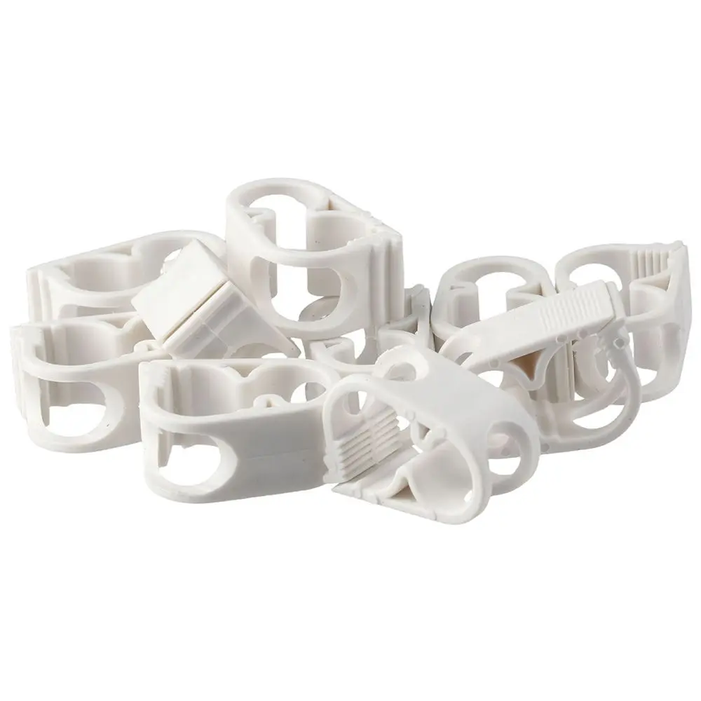 10PCS Plastic Tubing Clamps 6~12mm/1/4"~1/2" Flow Control Hose Clamp Laboratory Pinch Valve Infusion Bottle