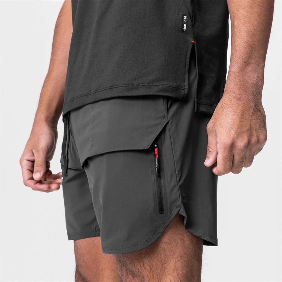 Men's Summer Quick Dry Light Weight Casual Sports Shorts Hot Shorts Running Jogger Gym Fitness Stretch Fabrics Shorts Male