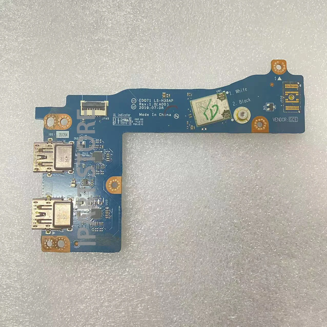 Dell Alienware M17 r2 Usb Áudio Placa Ethernet Edq71 Ls-h35ap Original