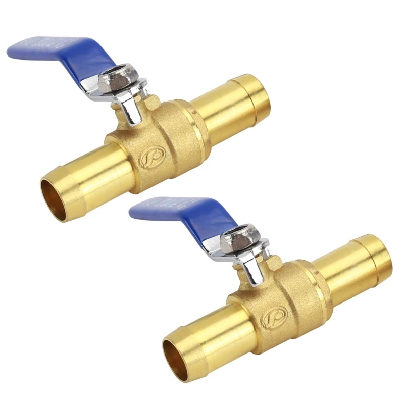 16mm Brass Barb Switchs Secure Connection Secure & Reliable Brass Shut-off Connectors Enhanced Water Flows Control