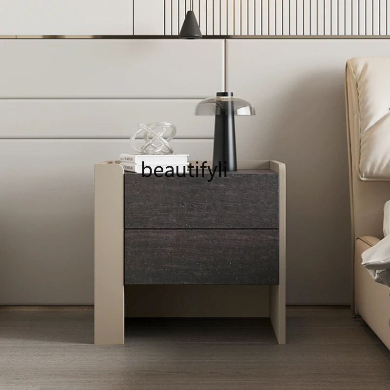 

CXH Small Apartment Bedside Cabinet Modern Simple Simple Type Installation-Free Bedside Table