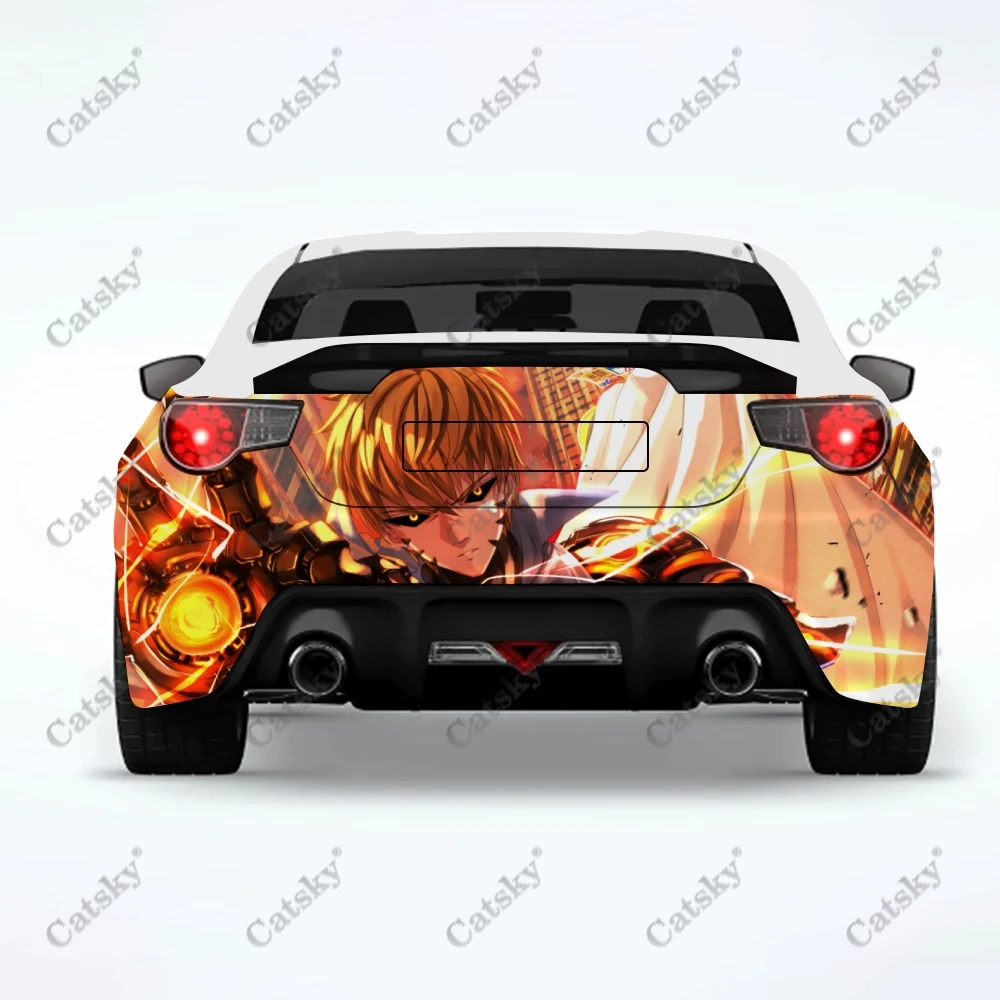 

Аниме One Punch автомобильные наклейки для хвоста автомобильные наклейки для грузовика наклейки для творчества аксессуары для тела декоративные наклейки