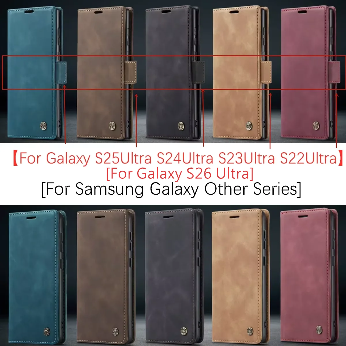 Premium Flip Leather Wallet Cover with Enhanced Protection